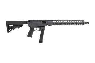 Battle Arms Development Xiphos 9 AR Rifle 9mm in Combat Grey with ambidextrous charging handle